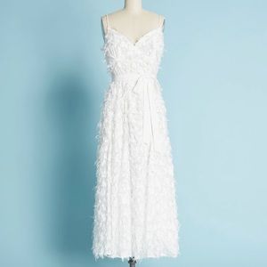 White feather dress